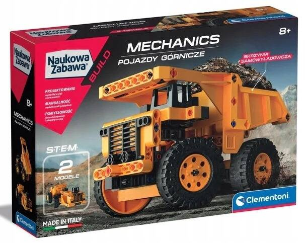Pojazdy Górnicze Klocki Konstrukcyjne Laboratorium Mechaniki 8+ Clementoni_1