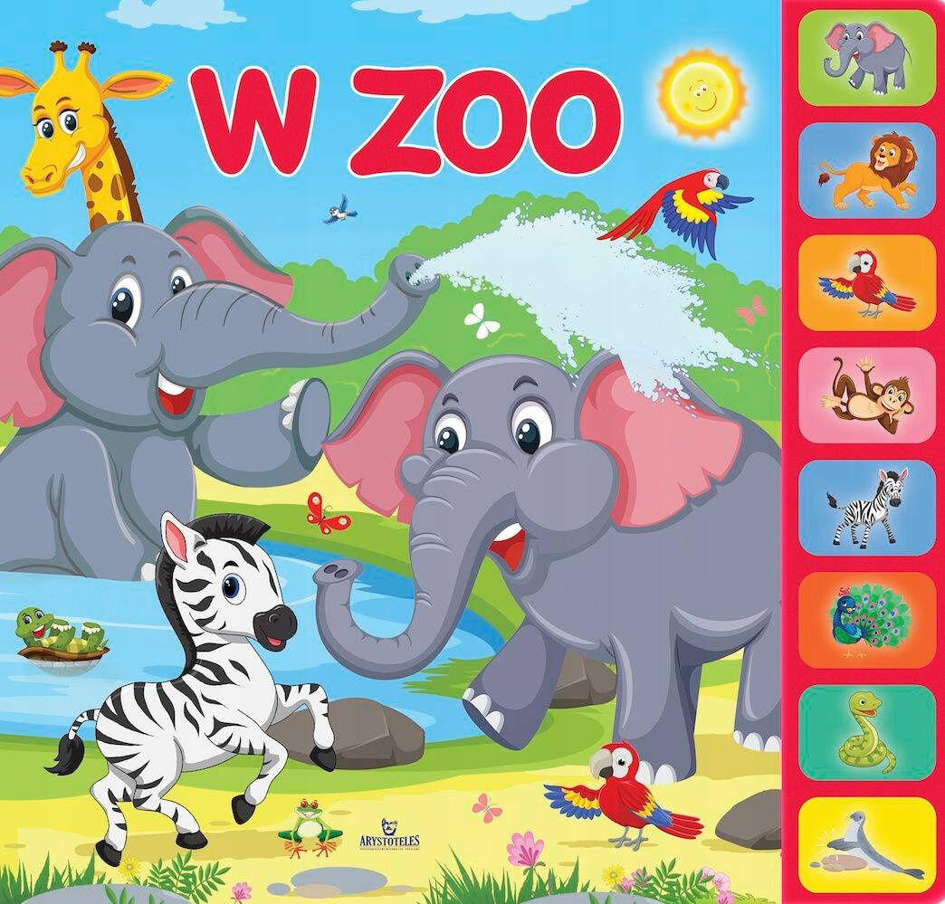 Książeczka Dźwiękowa W Zoo Odgłosy Zwierząt Wyobraźnia 0+ Arystoteles_1