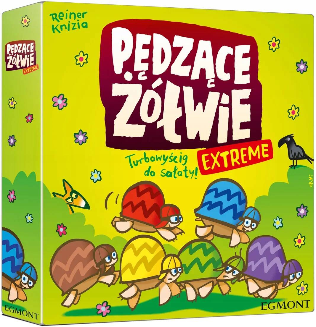 Pędzące Żółwie Extreme Planszowa Gra Rodzinna 6+ Egmont 60387_1