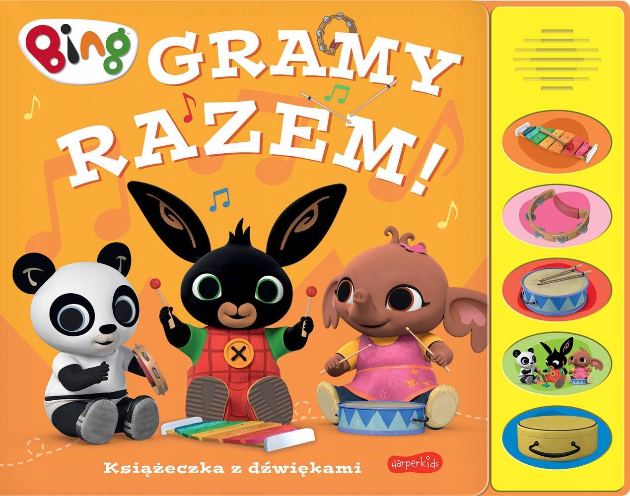 Bing Gramy Razem! Książeczka Z Dźwiękami 3+ HarperKids_1