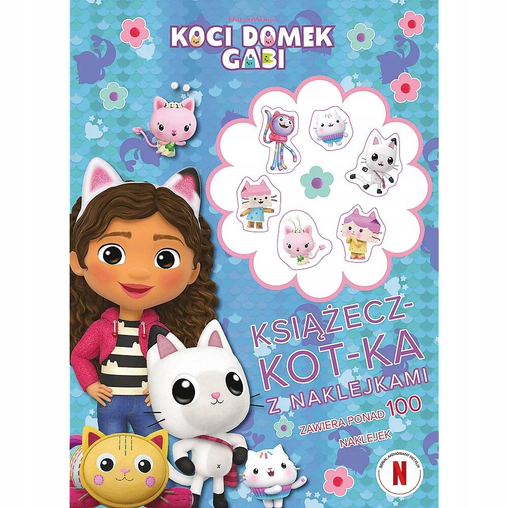 Kolorowanka Koci Domek Gabi Książecz-Kot-Ka Z Naklejkami Trefl Books_1