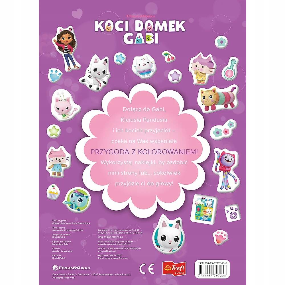 Kolorowanka Koci Domek Gabi Książecz-Kot-Ka Z Naklejkami Trefl Books_4