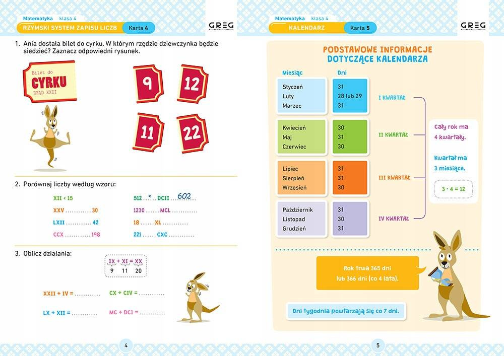 Matematyka Karty Pracy W Szkole I W Domu Klasa 4 SP Greg_3