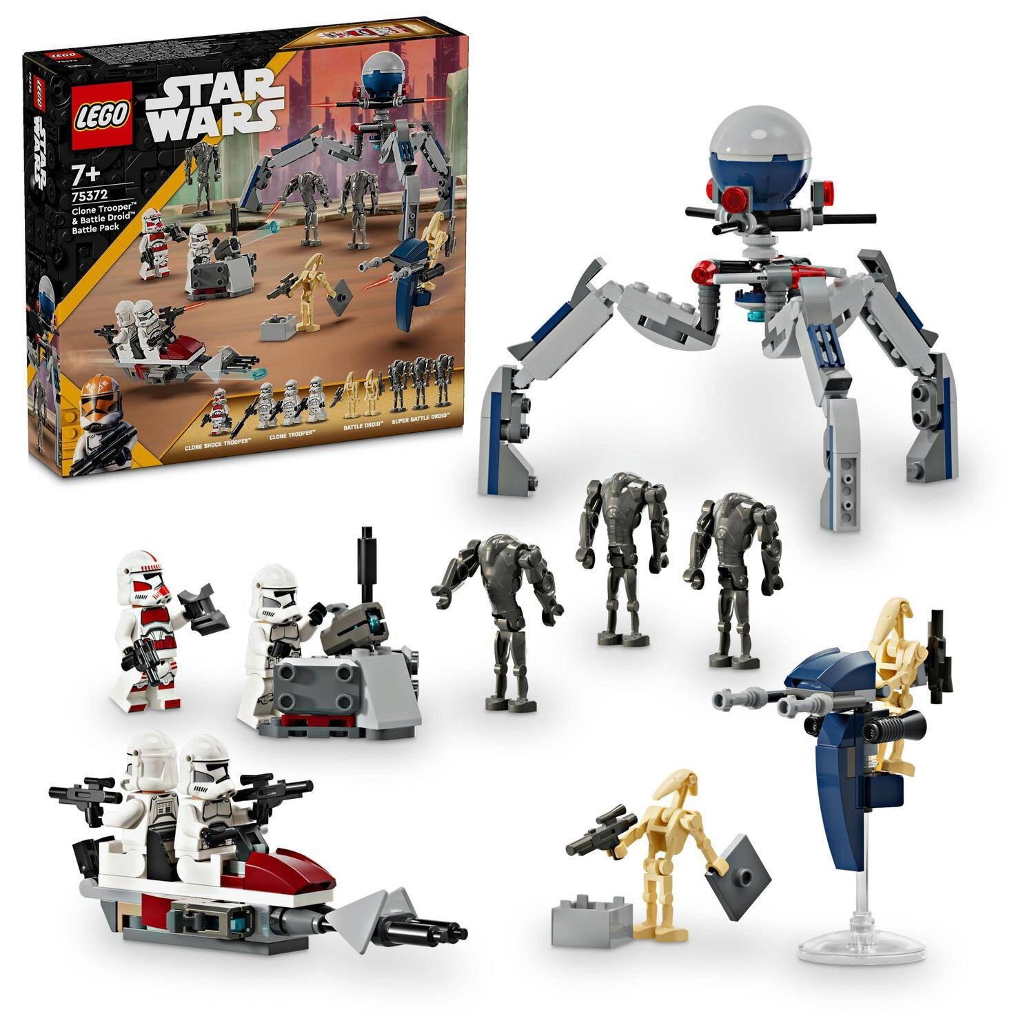 LEGO Star Wars Zestaw Bitewny Z Żołnierzem Droidem Bojowym 215el. 7+ 75372_1