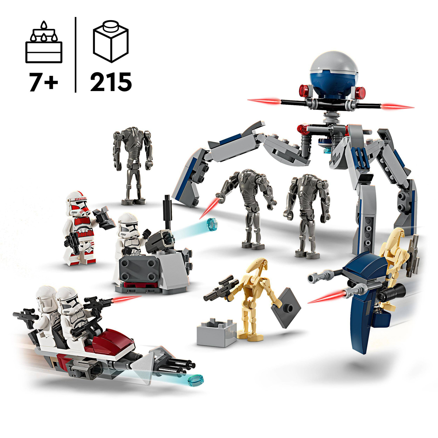 LEGO Star Wars Zestaw Bitewny Z Żołnierzem Droidem Bojowym 215el. 7+ 75372_12