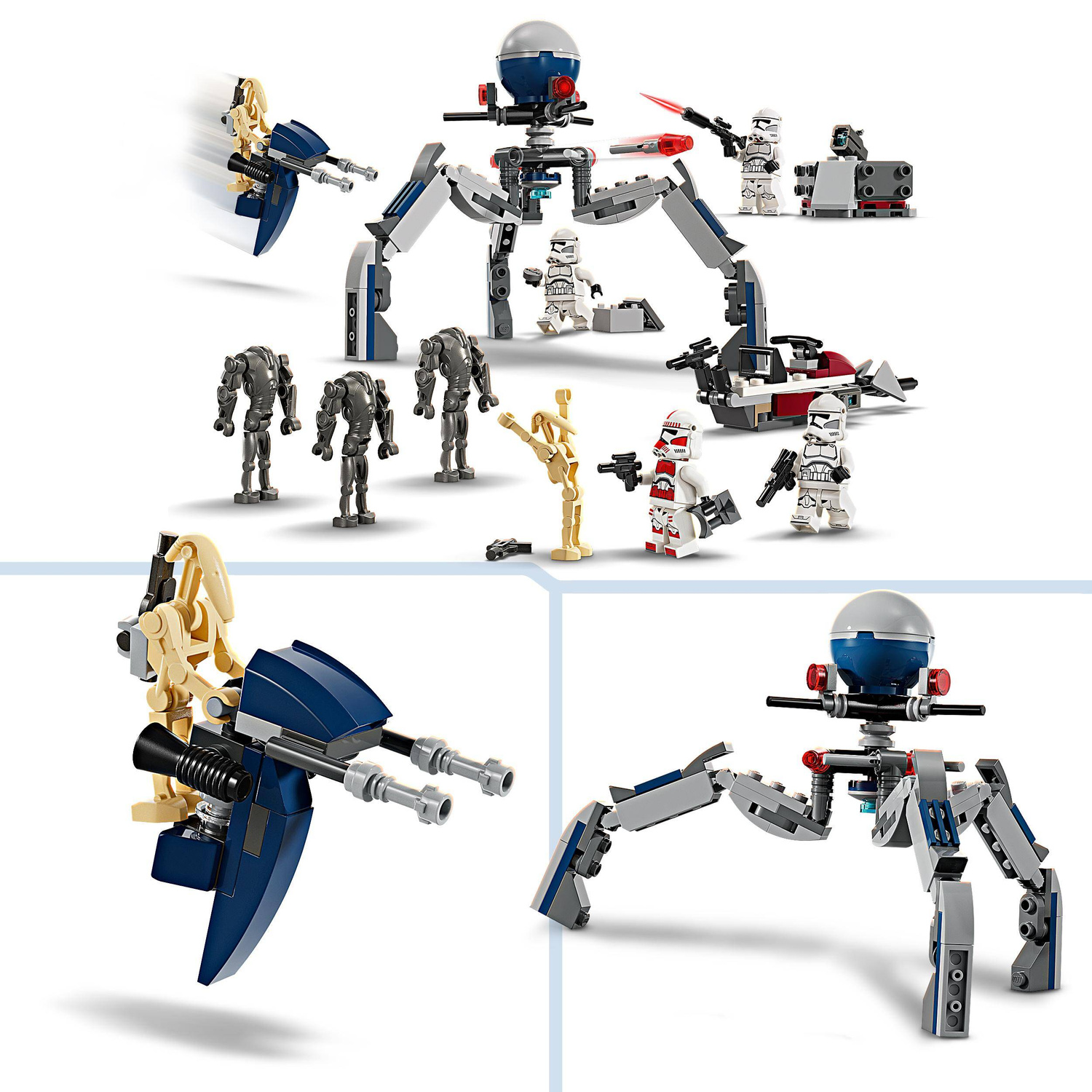 LEGO Star Wars Zestaw Bitewny Z Żołnierzem Droidem Bojowym 215el. 7+ 75372_8