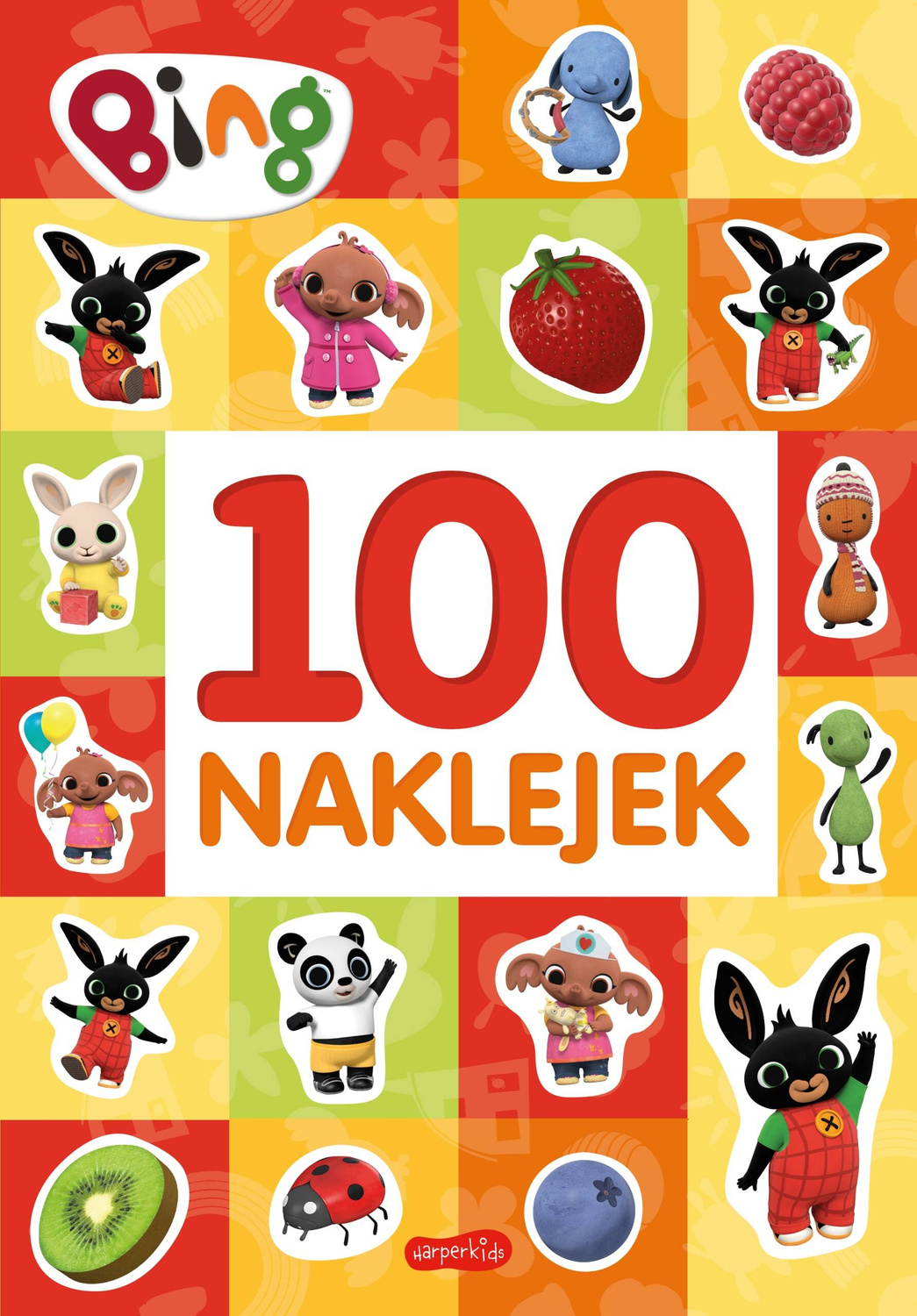 Bing 100 Naklejek Nowa Edycja Naklejki 3+ HarperKids_1