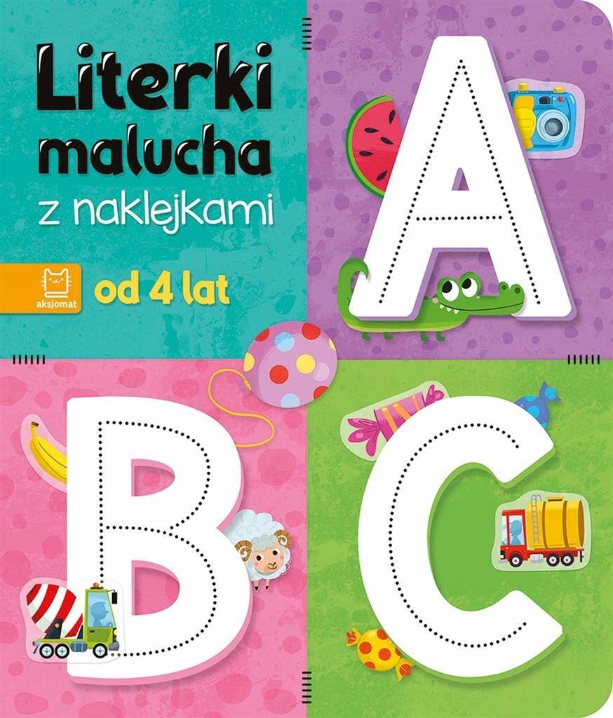 Literki Malucha Z Naklejkami Od 4 Lat Zabawa Z Literami Aksjomat_1