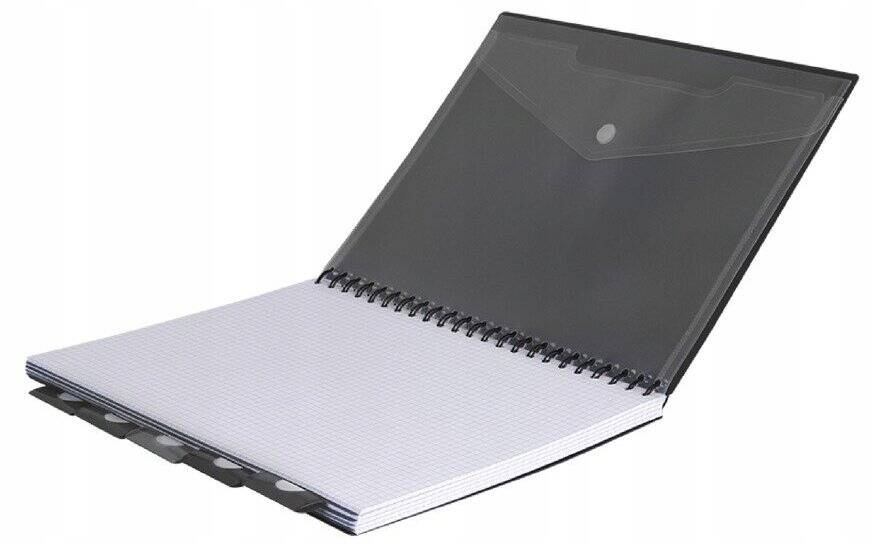 Kołozeszyt Zeszyt Brulion A5 Kratka 100 Kartek SZARY CoolPack 94184_2