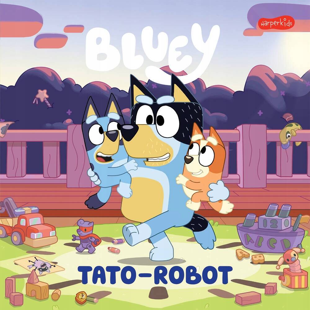 Blue Bluey Tato-Robot Moja Czytanka 3+ HarperKids_1