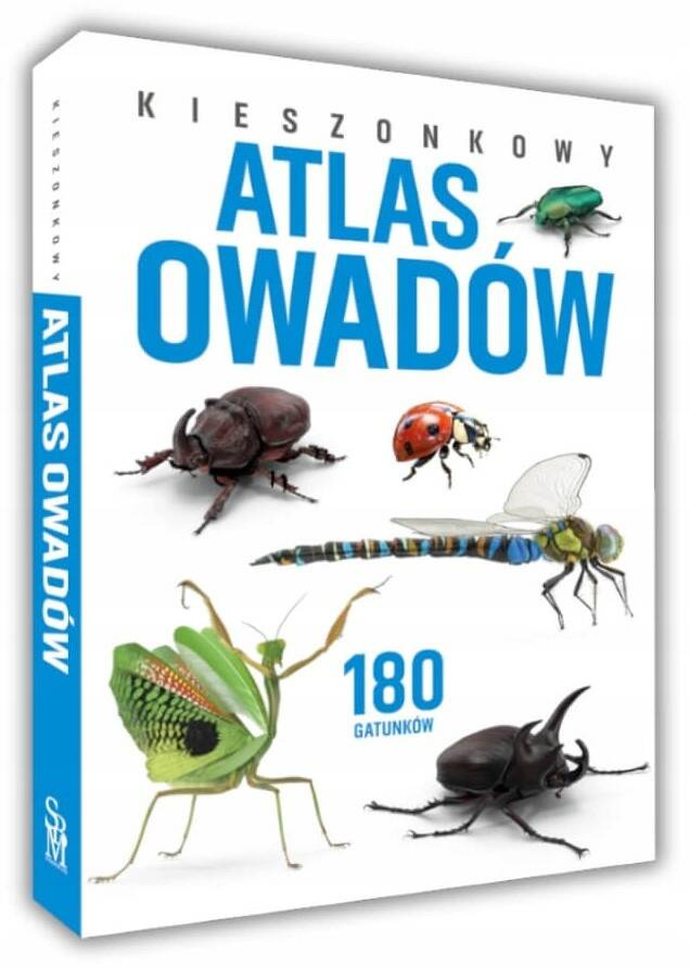 KIESZONKOWY ATLAS OWADÓW 180 GATUNKÓW KSIĄŻKA O OWADACH PORADNIK_1