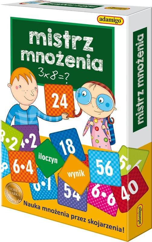 Gra Edukacyjna Mistrz Mnożenia Nauka Przez Skojarzenia 8+ Adamigo_1