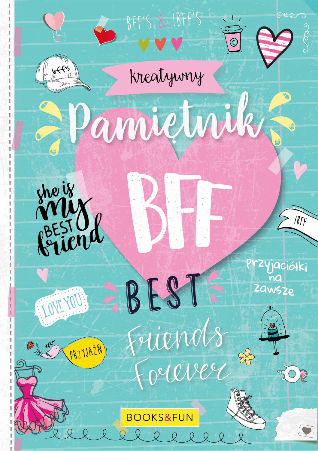 Kreatywny Pamiętnik BFF Best Friends Forever Prezent BooksAndFun_1