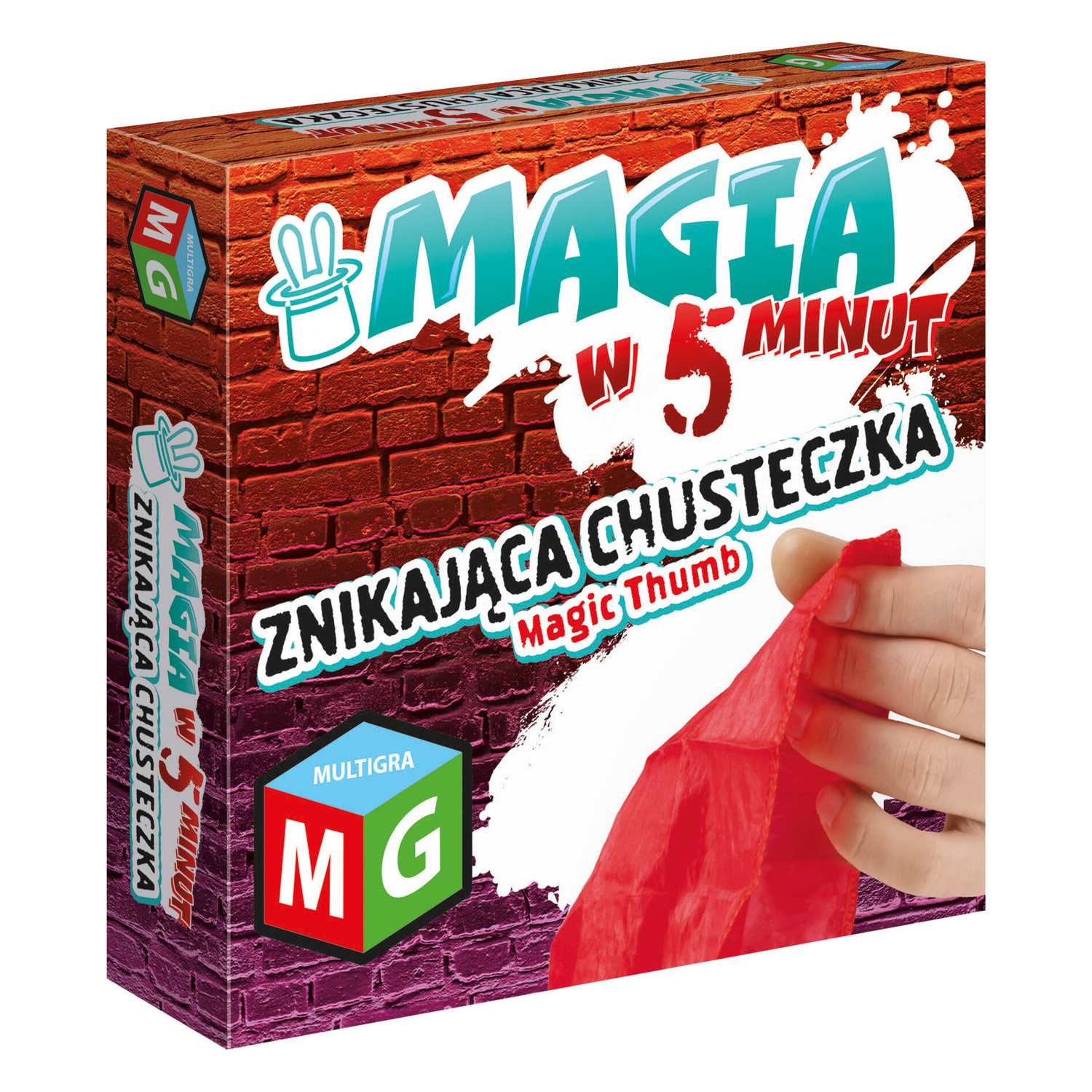 Magiczne Sztuczki Magia W 5 Minut Znikająca Chusteczka 8+ Multigra 0517_1