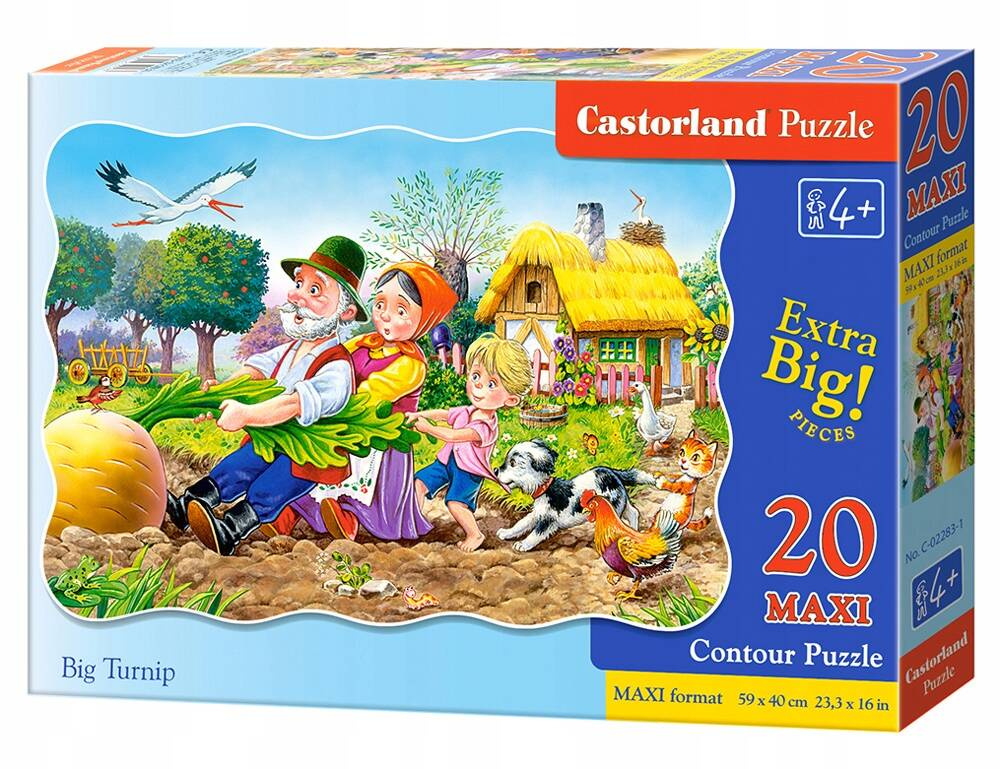 PUZZLE 20 MAXI - DUŻA RZEPKA CASTOR, CASTORLAND_2