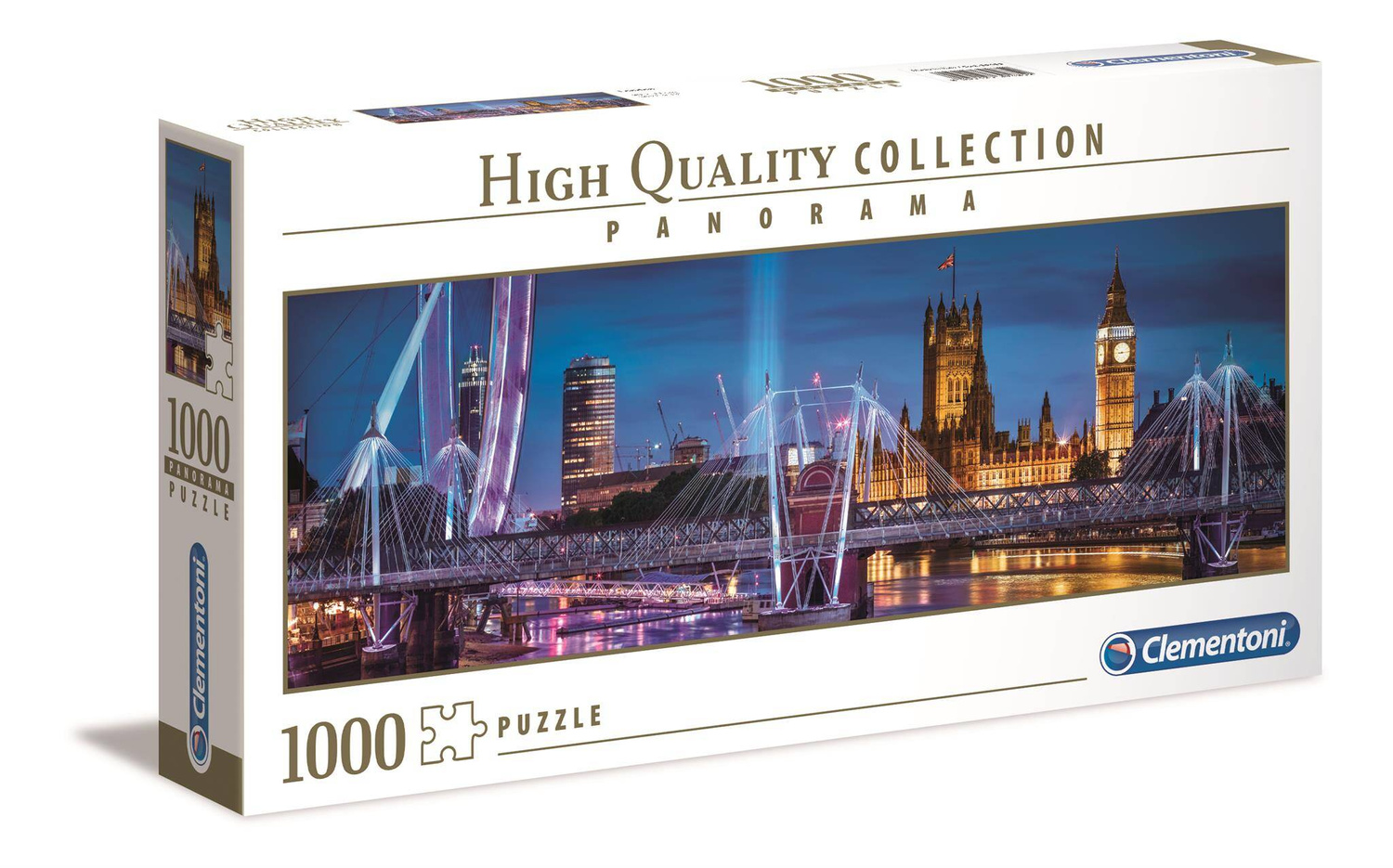 Puzzle 1000 Układanka Panorama LONDYN London Miasto Widok Clementoni 39485_2