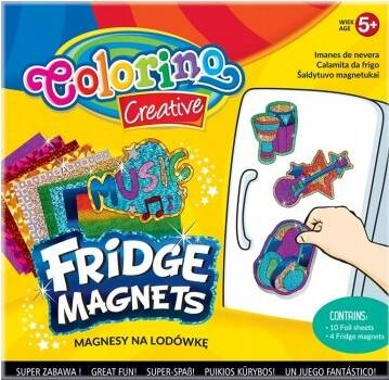 Magnesy na lodówkę mix 4 wzorów Colorino Kids_1