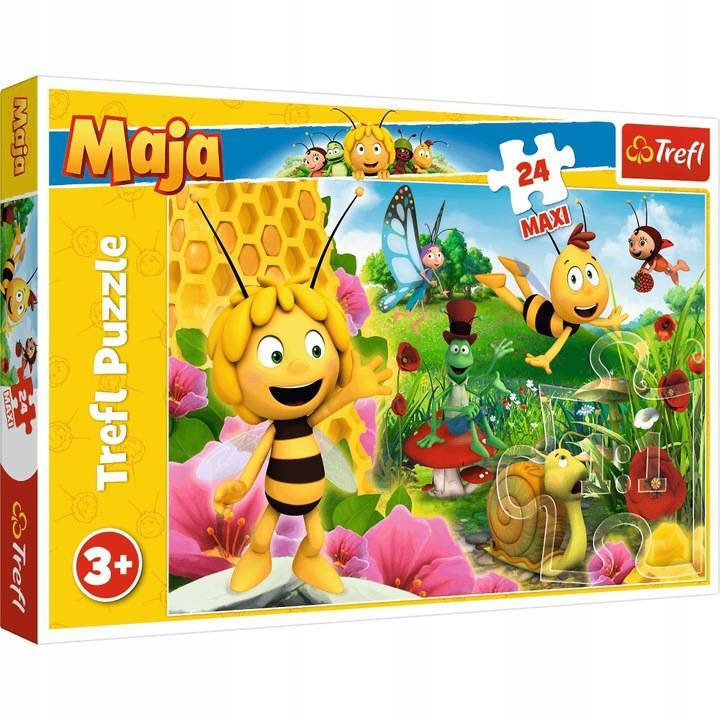 Puzzle 24 Maxi W świecie pszczółki Mai TREFL 14297_1