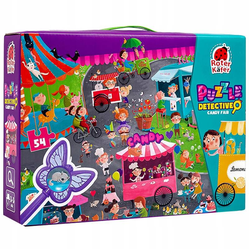 Puzzle Edukacyjne Candy Fair Tekturowe Cukierki Cukiernia 3+ Roter Kafer_1