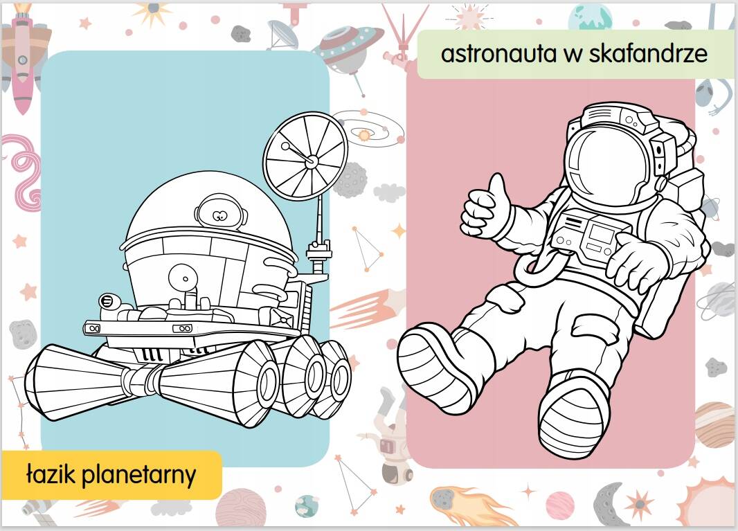 Kolorowanka Z Tatuażami Kosmos 3+ Skrzat_3