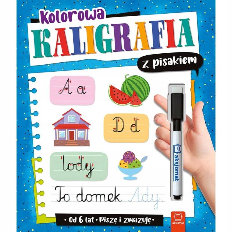 Kolorowa Kaligrafia Z Pisakiem Piszę i Zmazuję 7+ Aksjomat_1