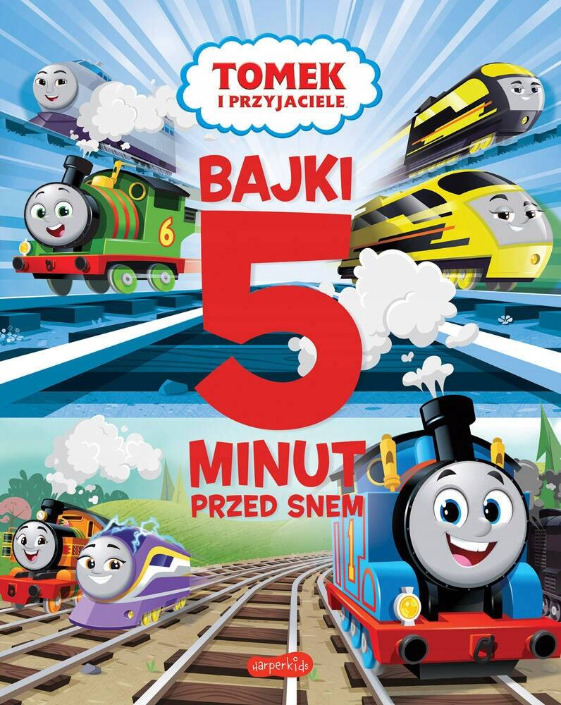 PAKIET Tomek i Przyjaciele Bajki 5 Minut Przed Snem Tomy 1-2 3+ HarperKids_4