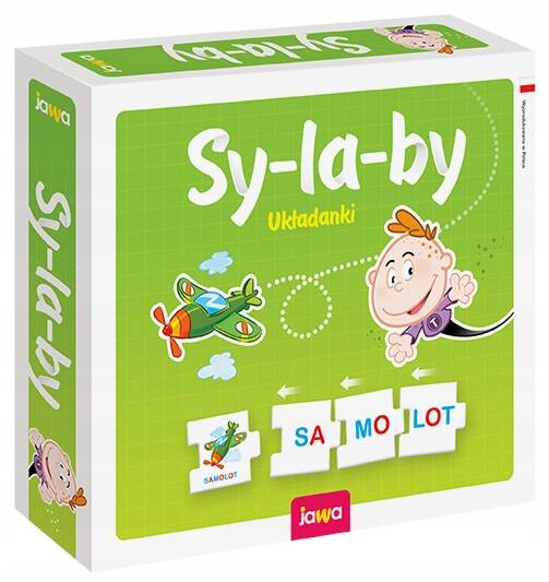 Sylaby Gra Edukacyjna Planszowa Układanki Nauka Czytania 6+ Jawa 0734_1