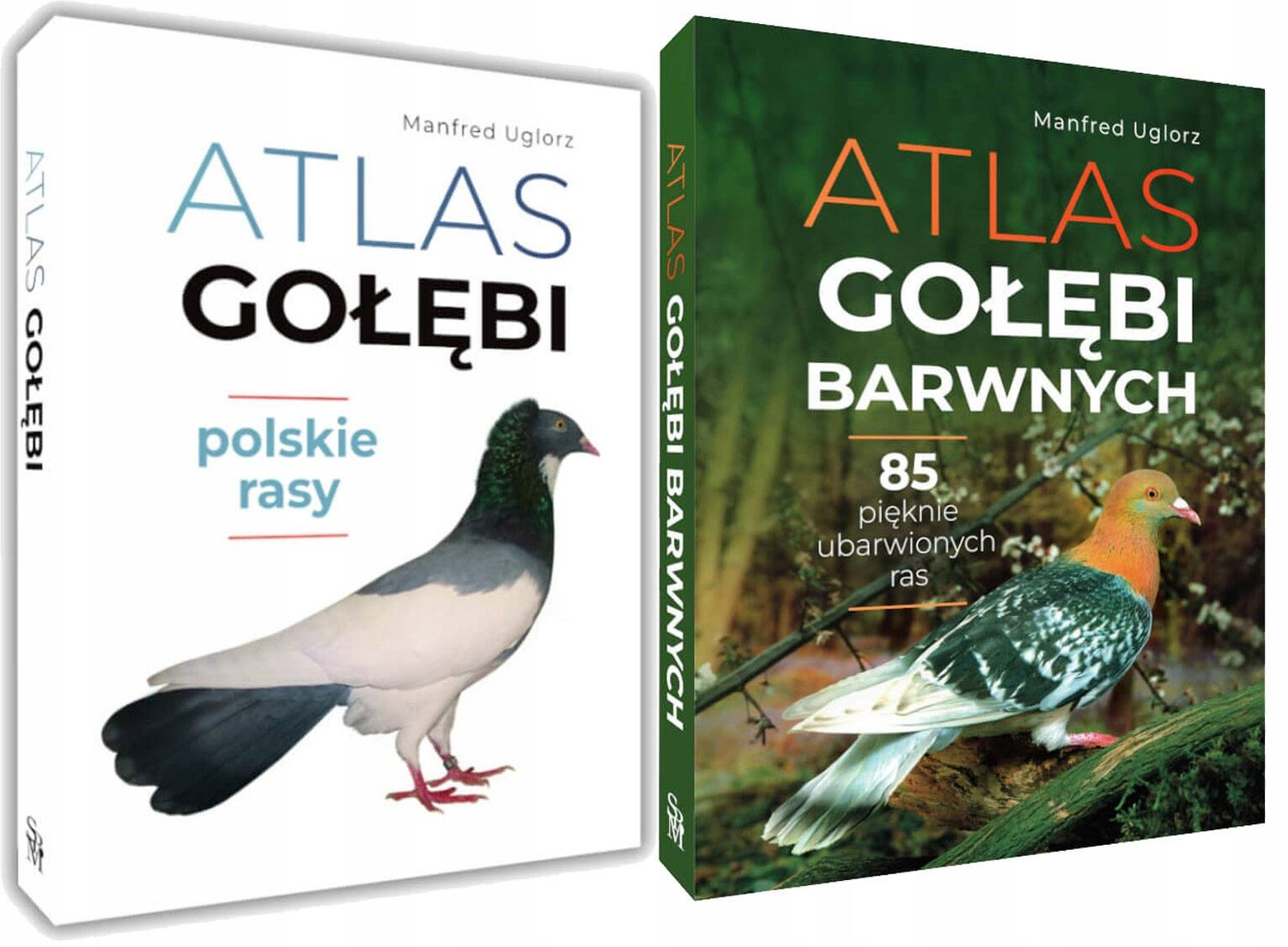 Zestaw Książek O GOŁĘBIACH Atlas Gołębi Polskie Rasy i Gołębie Barwne SBM_1