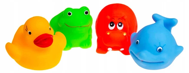 Kąpielowe zwierzątka 4 sztuk Tullo_1