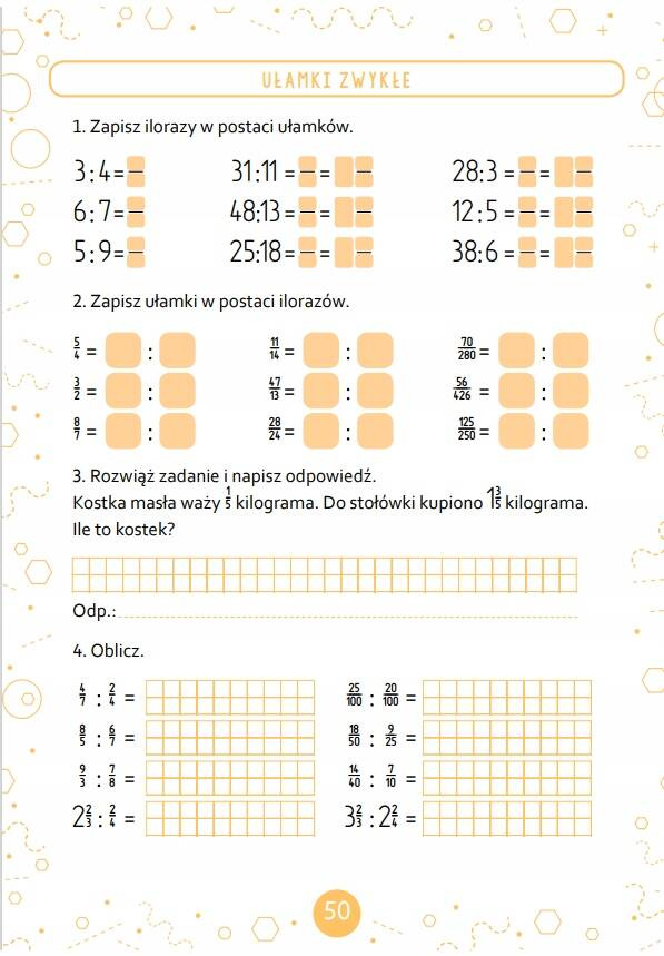 Sposób Na MATEMATYKĘ Ćwiczenia Dla Klasy IV 9+ Skrzat_5