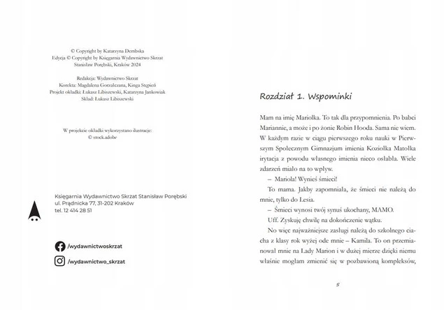 Mariolka Zwariowanych Przygód Ciąg Dalszy Katarzyna Dembska 13+ Skrzat_2