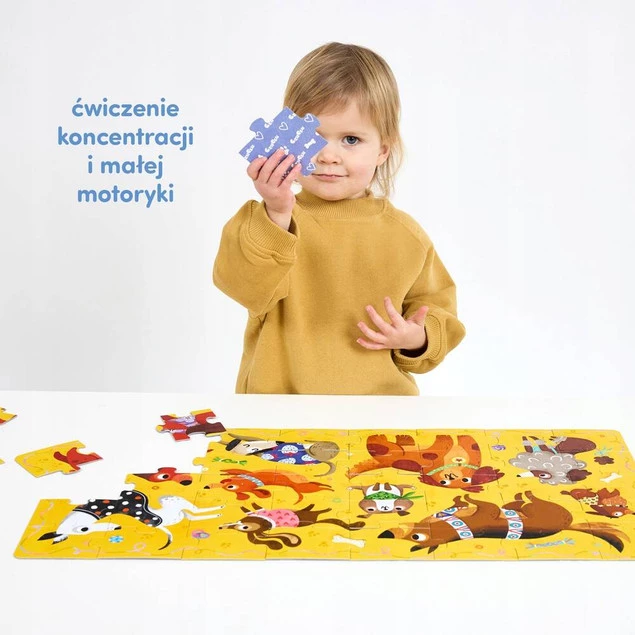 Puzzle Hau Pieski Dla Dzieci 40el. 3+ CzuCzu_4