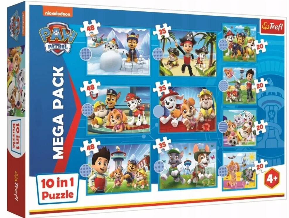 PUZZLE 10w1 PSI PATROL WESOŁY DZIEŃ PIESKÓW CHASE_7