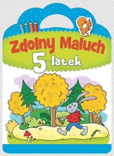 Zdolny Maluch 5-Latek Książeczka Edukacyjna Joanna Kuryjak 5+ Skrzat_1