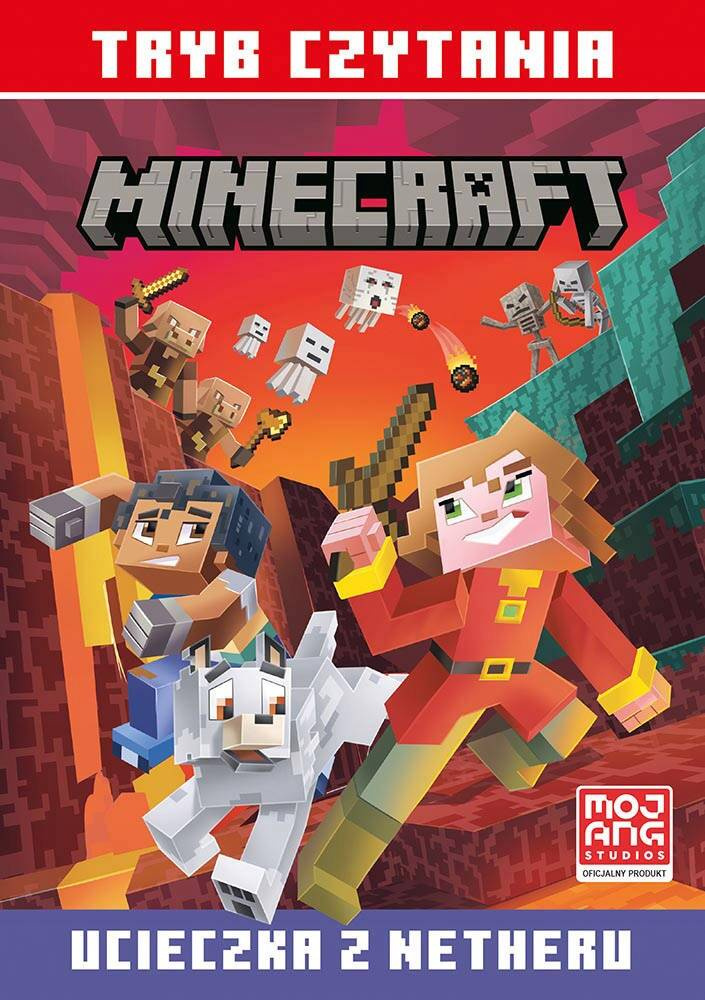 Minecraft Ucieczka Z Netheru Tryb Czytania Nick Eliopulos 7+ HarperKids_1