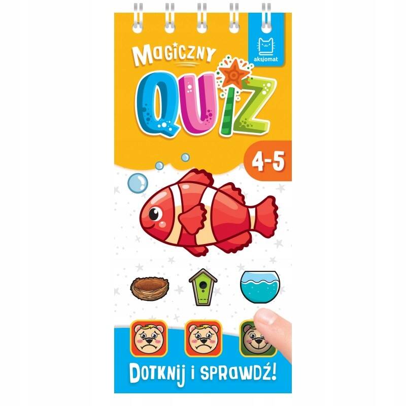 Magiczny Quiz Z Rybką Dotknij i Sprawdź Zabawa 4+ Aksjomat 4037_1