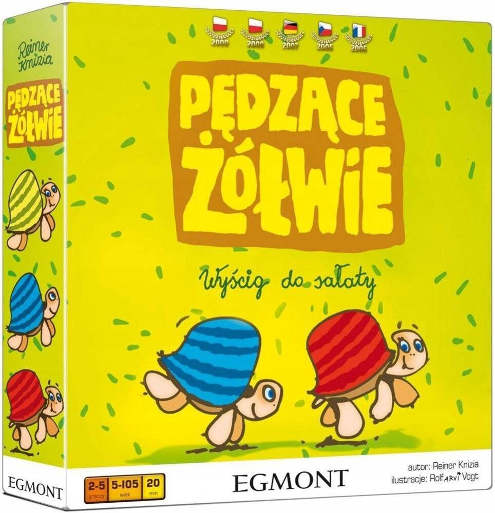 Pędzące Żółwie Wyścig Do Sałaty Planszowa Gra Rodzinna 5+ Egmont 02169_1