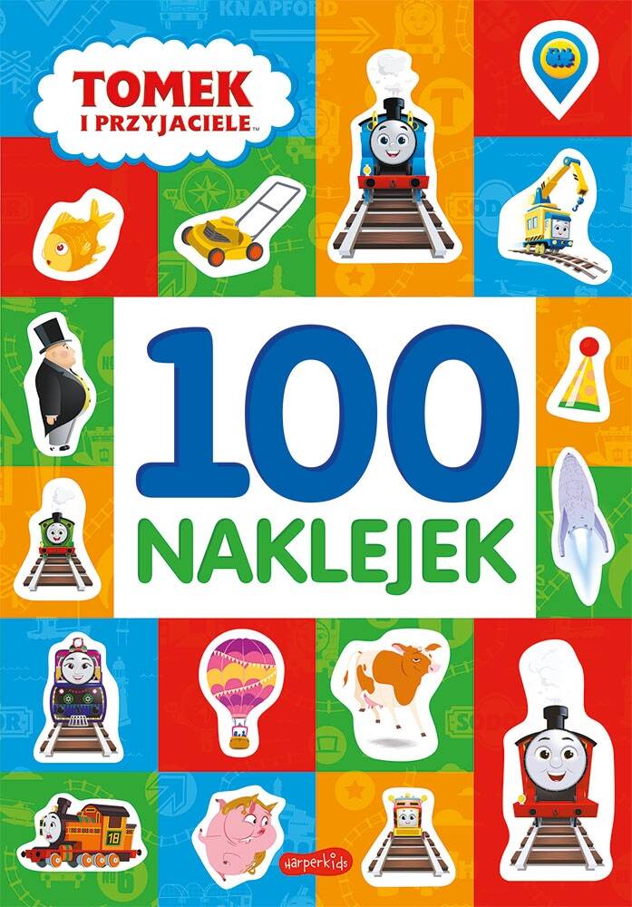 Tomek i Przyjaciele 100 Naklejek Łamigłówki 3+ HarperKids_1