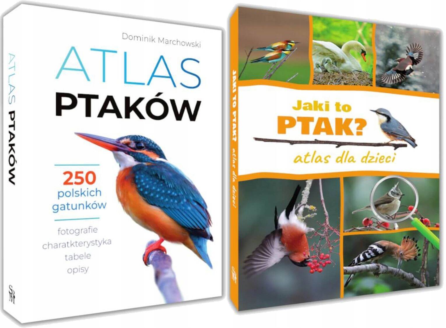 Zestaw Książek O PTAKACH Atlas Dla Dzieci Jaki To Ptak + Atlas Ptaków 250_1