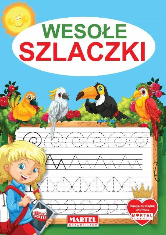 Kolorowanka Wesołe Szlaczki Nauka Pisania Rozwijanie Motoryki Ręki Martel_1