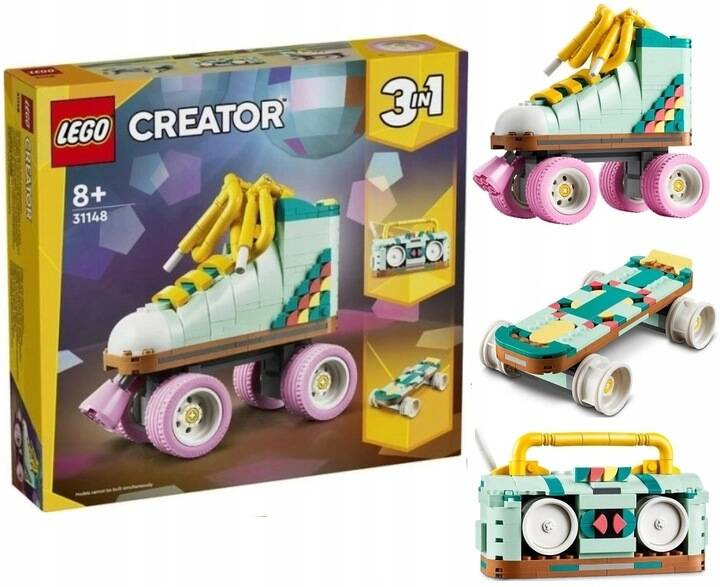 LEGO Creator 3w1 Wrotka W Stylu Retro 342el. 8+ 31148_1