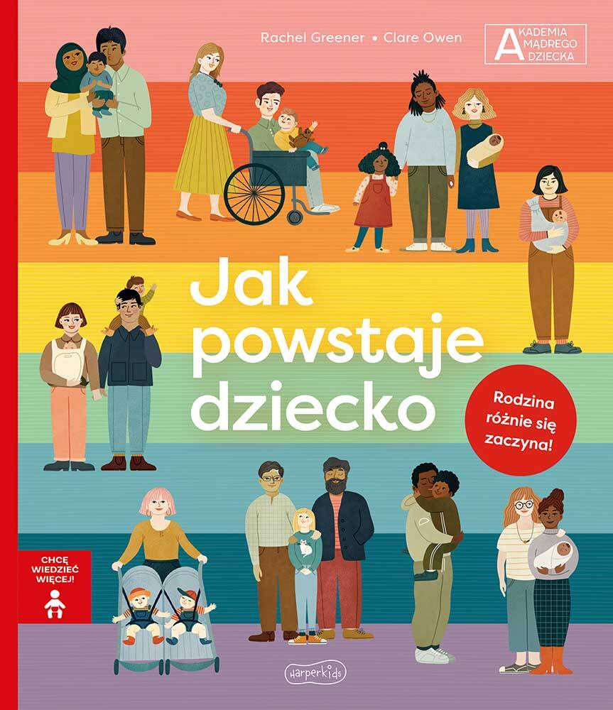 Jak Powstaje Dziecko Akademia Mądrego Dziecka Rachel Greener 7+ HarperKids_1