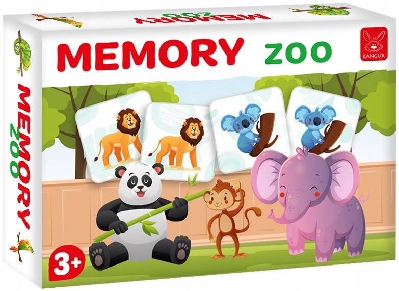 Memory Zoo Gra Pamięciowa Dla Dzieci 3+ Kangur_2