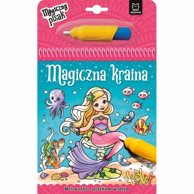 Malowanka Z Pisakiem Wodnym Magiczna Kraina Kolorowanka 4+ Aksjomat OUTLET_3