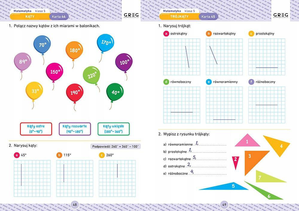 Matematyka Karty Pracy W Szkole I W Domu Klasa 5 SP Greg_3