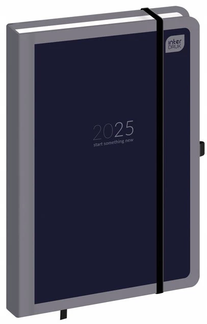 Kalendarz Książkowy Tygodniowy 2025 A5 192 Mat+UV CLASSIC Interdruk_1