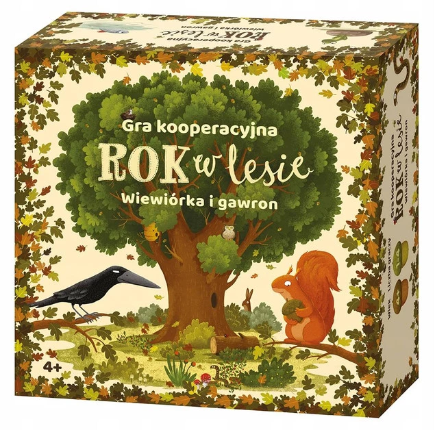 Rok w lesie. Wiewiórka i gawron_1