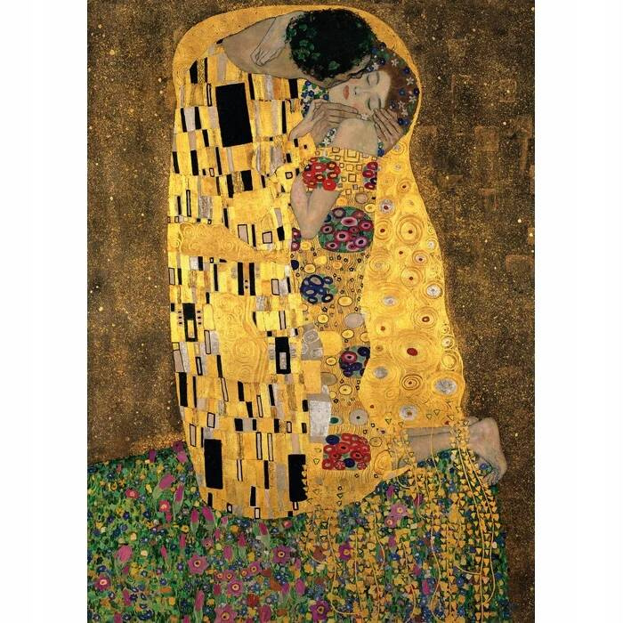 Puzzle 1000 Układanka Klimt THE KISS Pocałunek Obraz Art 12+ Clementoni_1