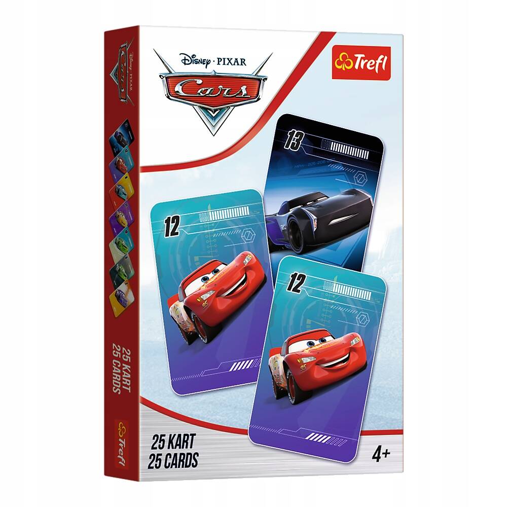 Gra Karciana Piotruś AUTKA Auta Cars Disney 3+ Trefl_1