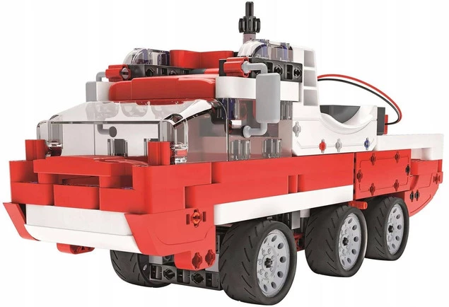 Klocki Laboratorium Mechaniki Wóz Strażacki Pojazd 10+ Clementoni_5